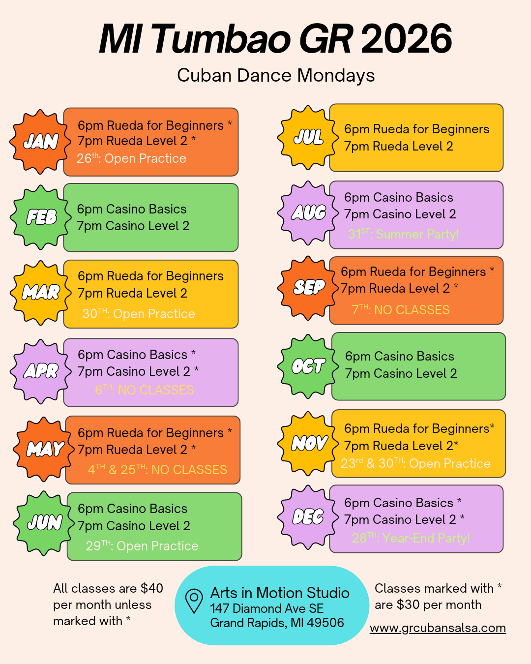 Rueda for Beginners flyer